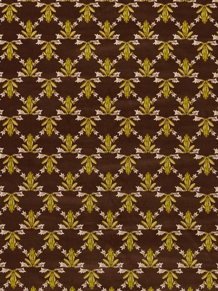 Harlequin Chroma & Wood Frog Furnishing Fabric, Chocolate/Pistachio