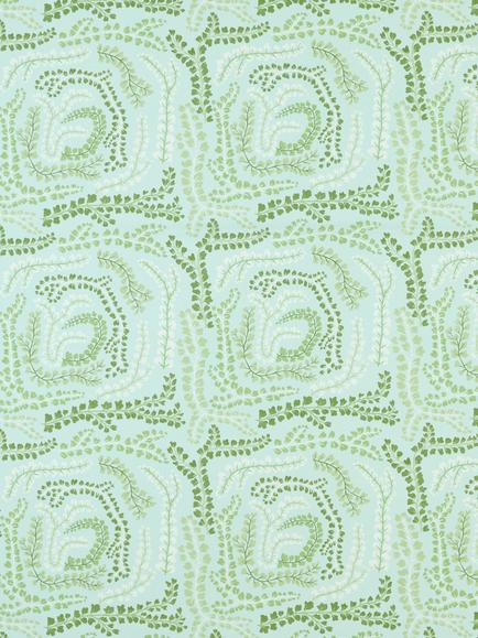 Harlequin Aucuba & Fayola Furnishing Fabric, Seaglass/Clover/Awakening