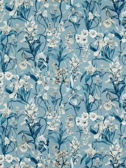 Harlequin Cadencia & Kalina Furnishing Fabric, Celestial/Murmuration/Awakening