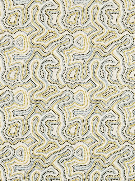 Harlequin Sunstone Furnishing Fabric, Celestial/Fig Leaf