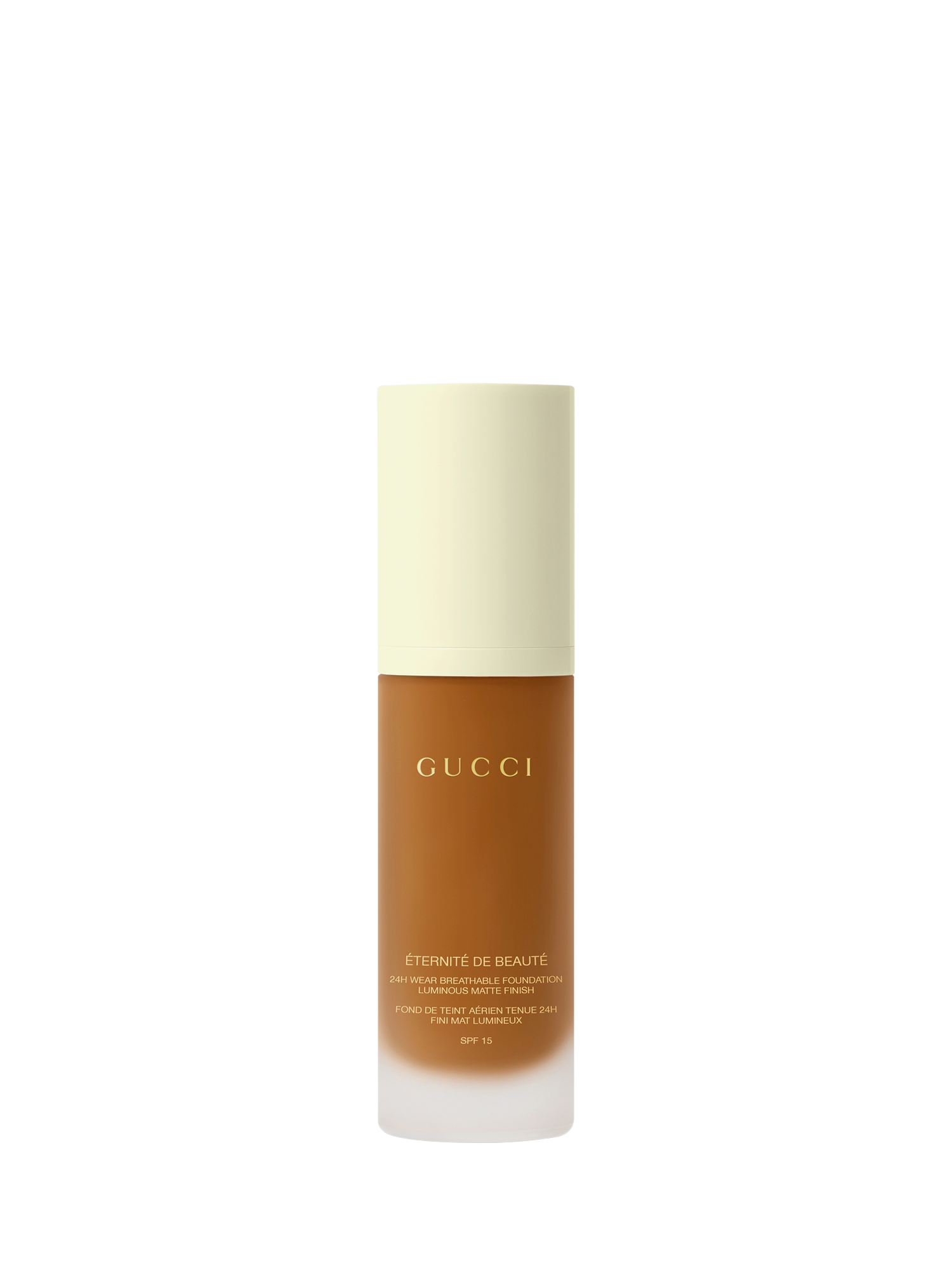 Product image 1 of 8, which shows Gucci Éternité De Beauté Foundation SPF 15, 410N