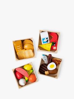 Melissa & Doug Food Groups Wooden Play Food, Multi