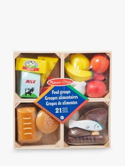 Melissa & Doug Food Groups Wooden Play Food - view 2, Multi