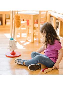 Melissa & Doug Dust, Sweep & Mop Wooden Cleaning Set - view 2, 