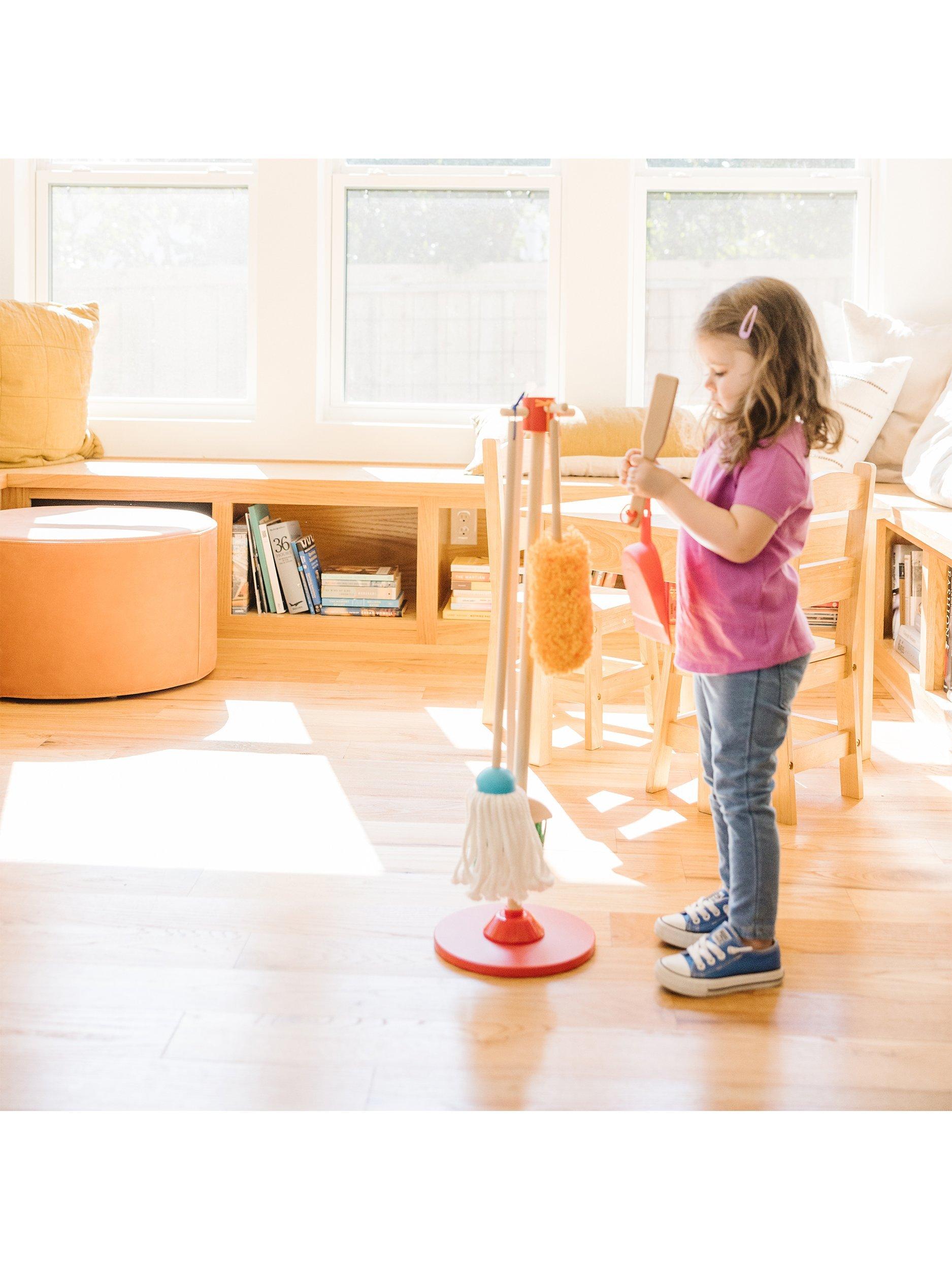 Melissa and doug dust sweep mop set online