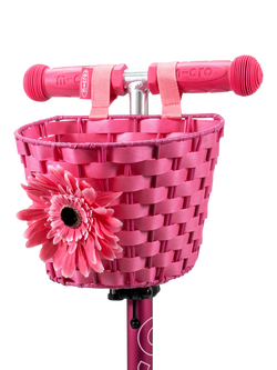 Micro Scooters ECO Recycled Flower Basket, Pink