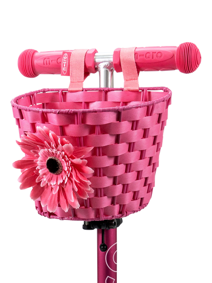Micro Scooters ECO Recycled Flower Basket, Pink