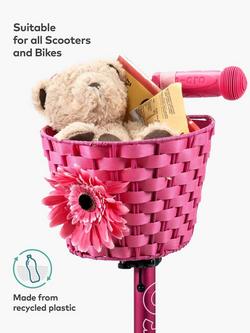 Micro Scooters ECO Recycled Flower Basket - view 2, Pink