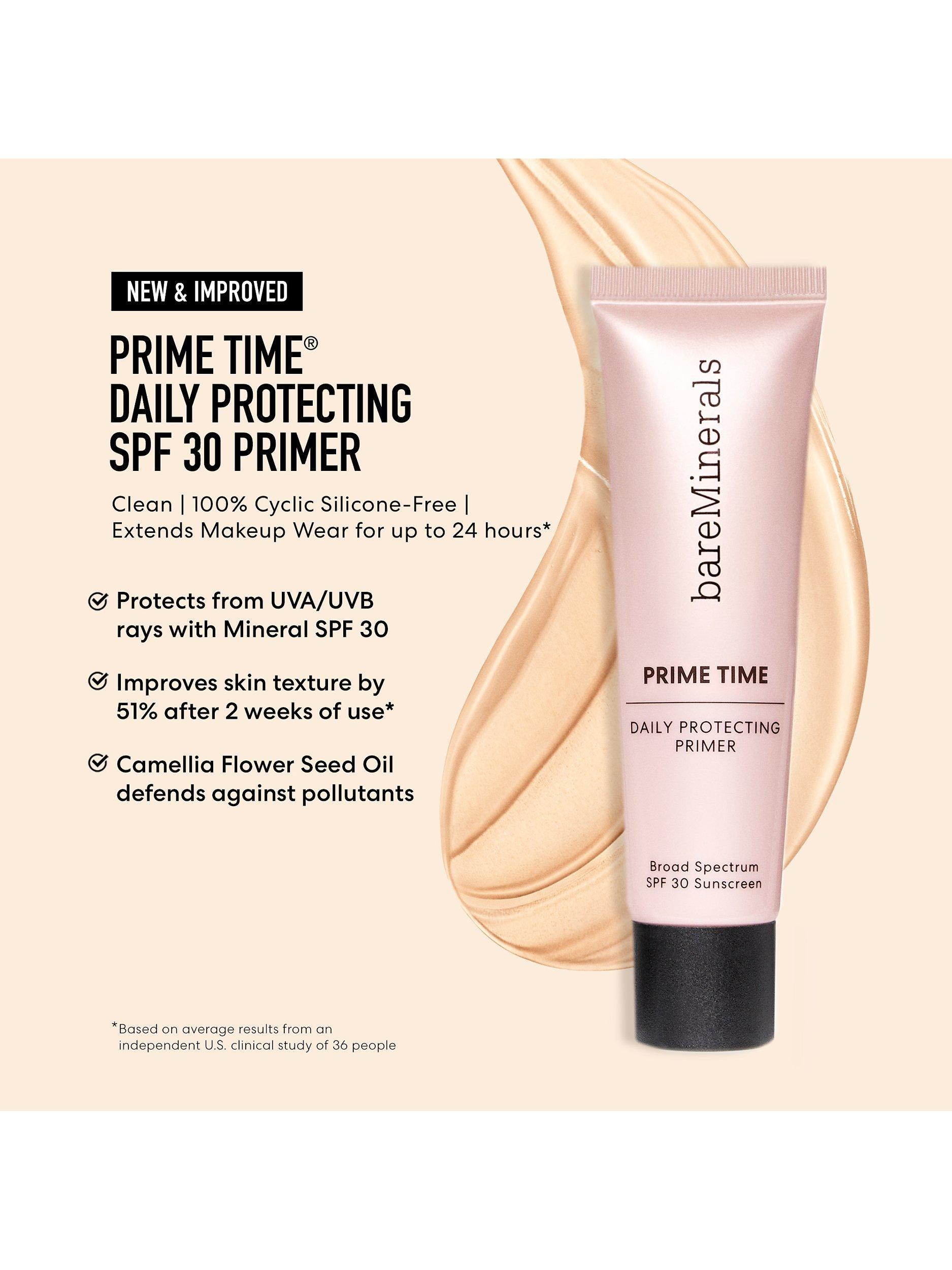 Product image 3 of 6, which shows bareMinerals PRIME TIME Daily Protecting Primer Mineral SPF 30, 30ml
