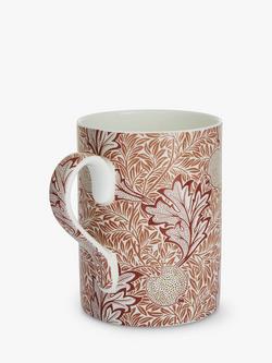 Morris & Co. Spode Apple Bone China Mug, 340ml, Red/Multi - view 2, Red
