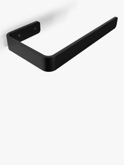 John Lewis Select Curtain Holdback, Satin Soft Black