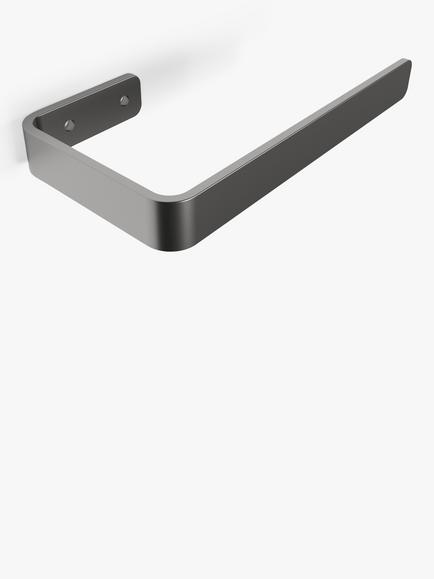 John Lewis Select Curtain Holdback, Brushed Steel