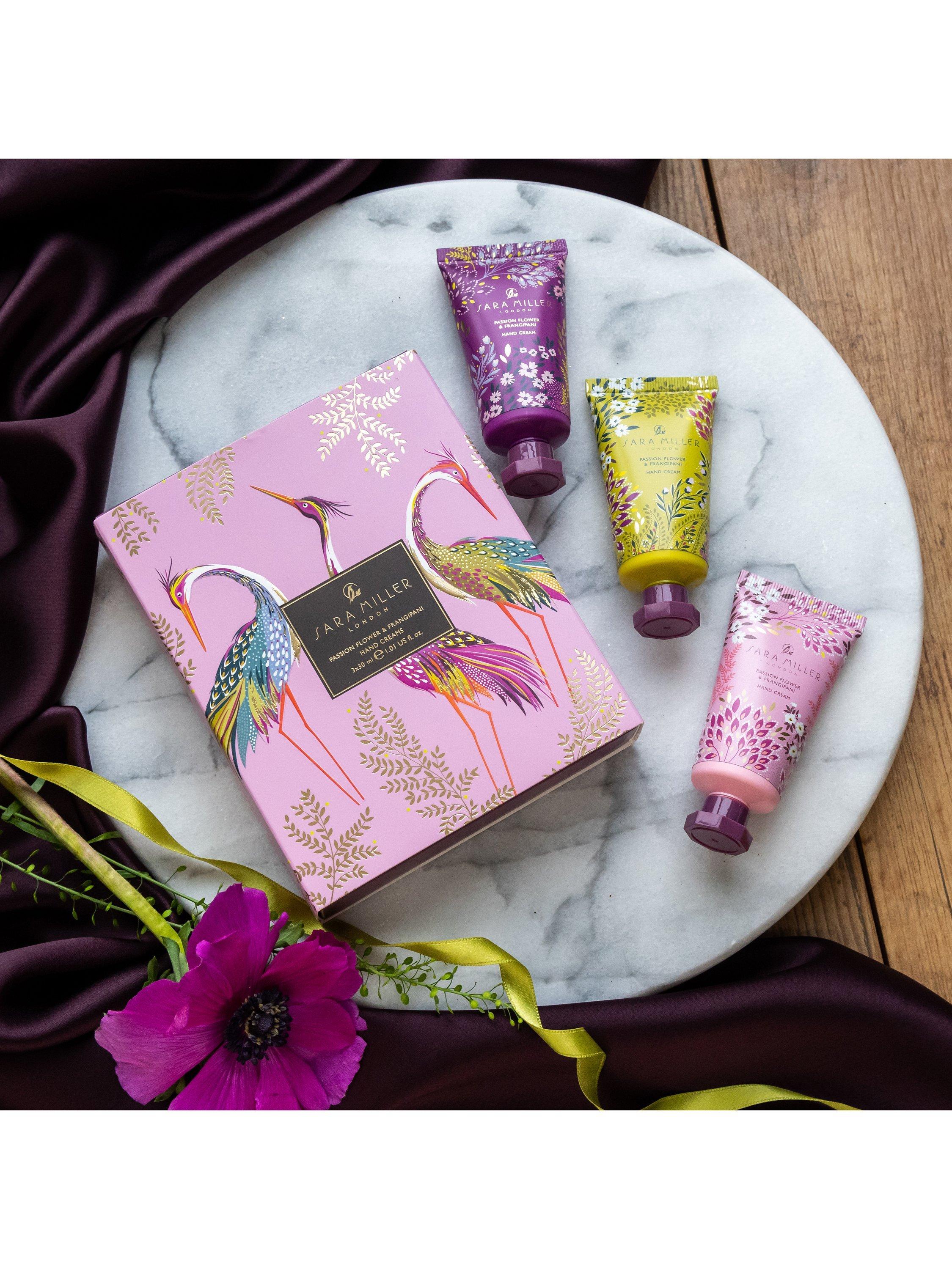 Sara Miller Passion Flower & Frangipani Hand Cream Gift Set