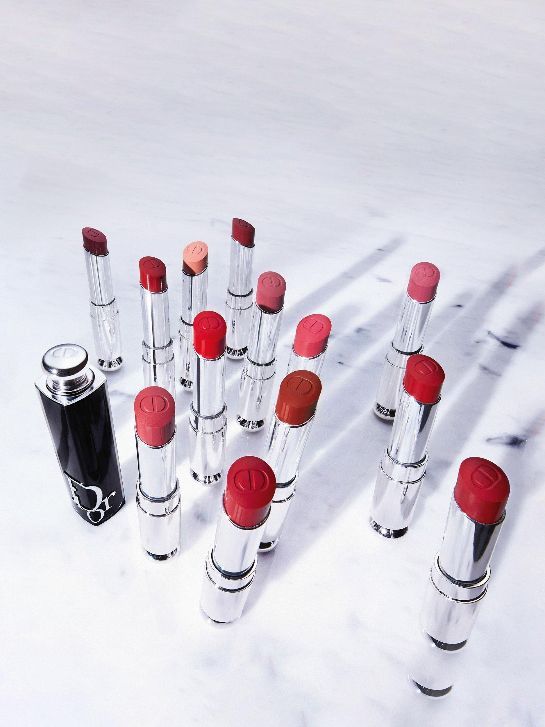 Product image 10 of 11, which shows DIOR Addict Shine Lipstick Refill, 822 Scarlet Silk