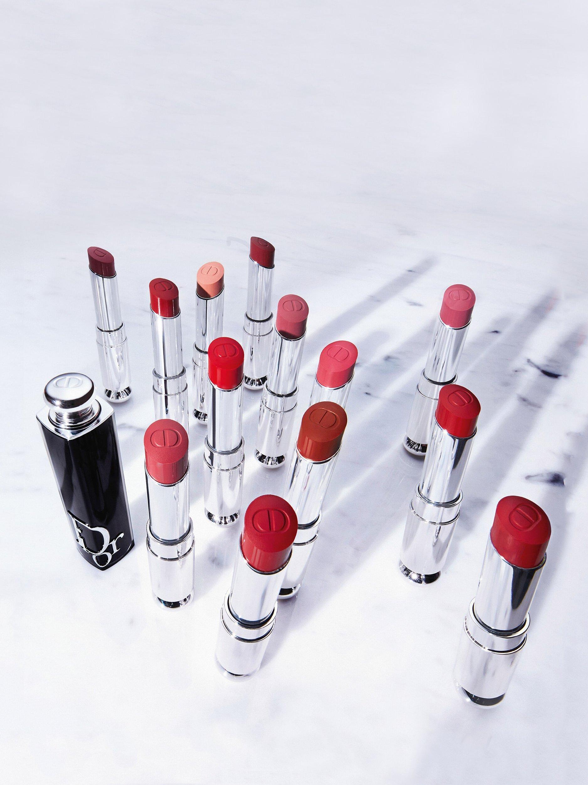 Product image 10 of 11, which shows DIOR Addict Shine Lipstick Refill, 845 Vinyl Red