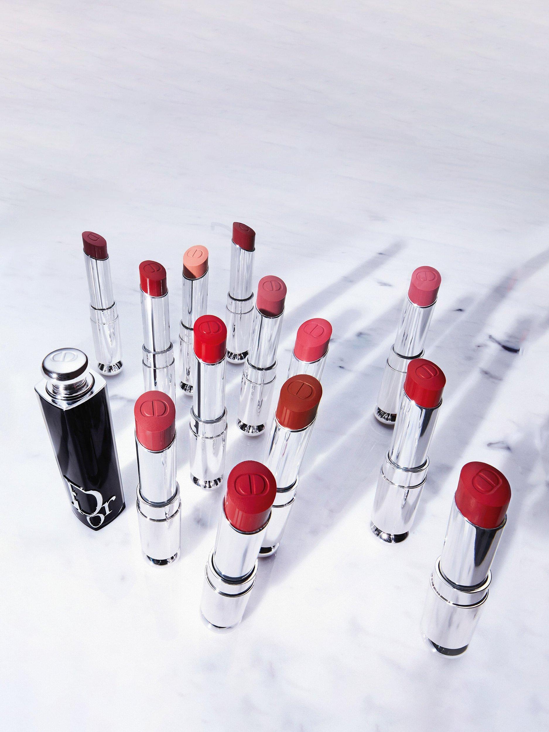 Product image 10 of 11, which shows DIOR Addict Shine Lipstick Refill, 566 Peony Pink