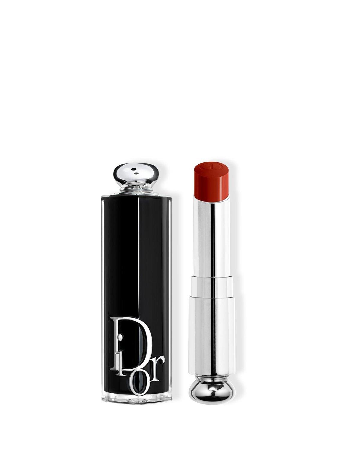 Product image 1 of 10, which shows DIOR Addict Shine Refillable Lipstick, 822 Scarlet Silk