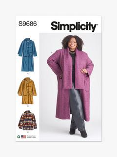 Simplicity Women's Coat and Jacket Sewing Pattern, S9686W2