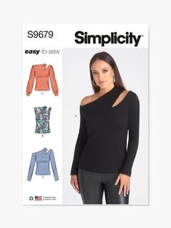 Simplicity Knit Tops Sewing Pattern, S9679D5
