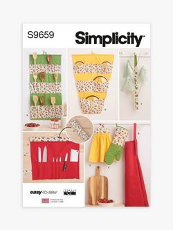 Simplicity Kitchen Accessories Sewing Pattern, S9659OS, 