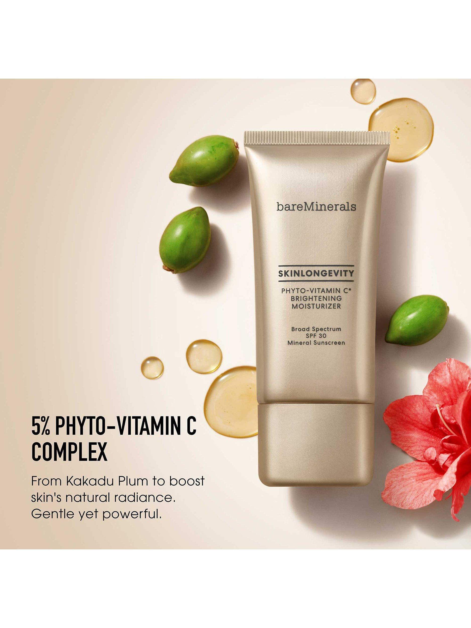 Product image 5 of 7, which shows bareMinerals SKINLONGEVITY Phyto-Vitamin C Brightening Moisturiser SPF 30, 50ml