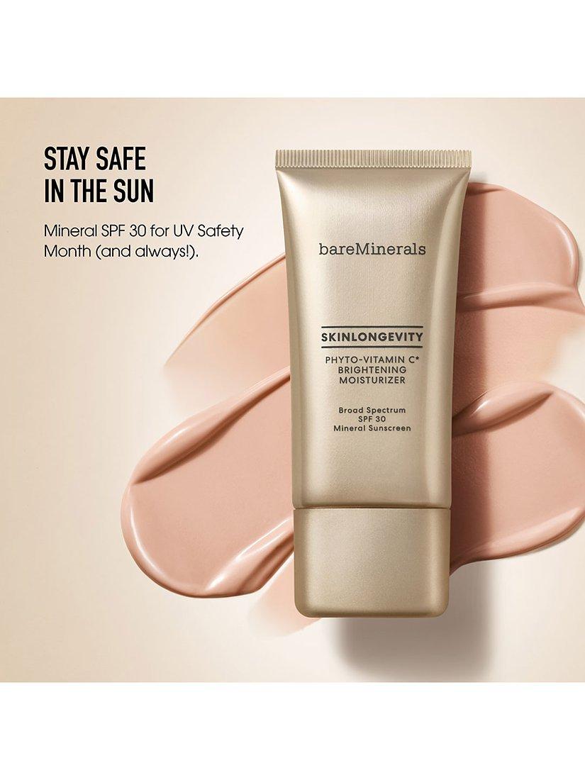 Product image 6 of 7, which shows bareMinerals SKINLONGEVITY Phyto-Vitamin C Brightening Moisturiser SPF 30, 50ml