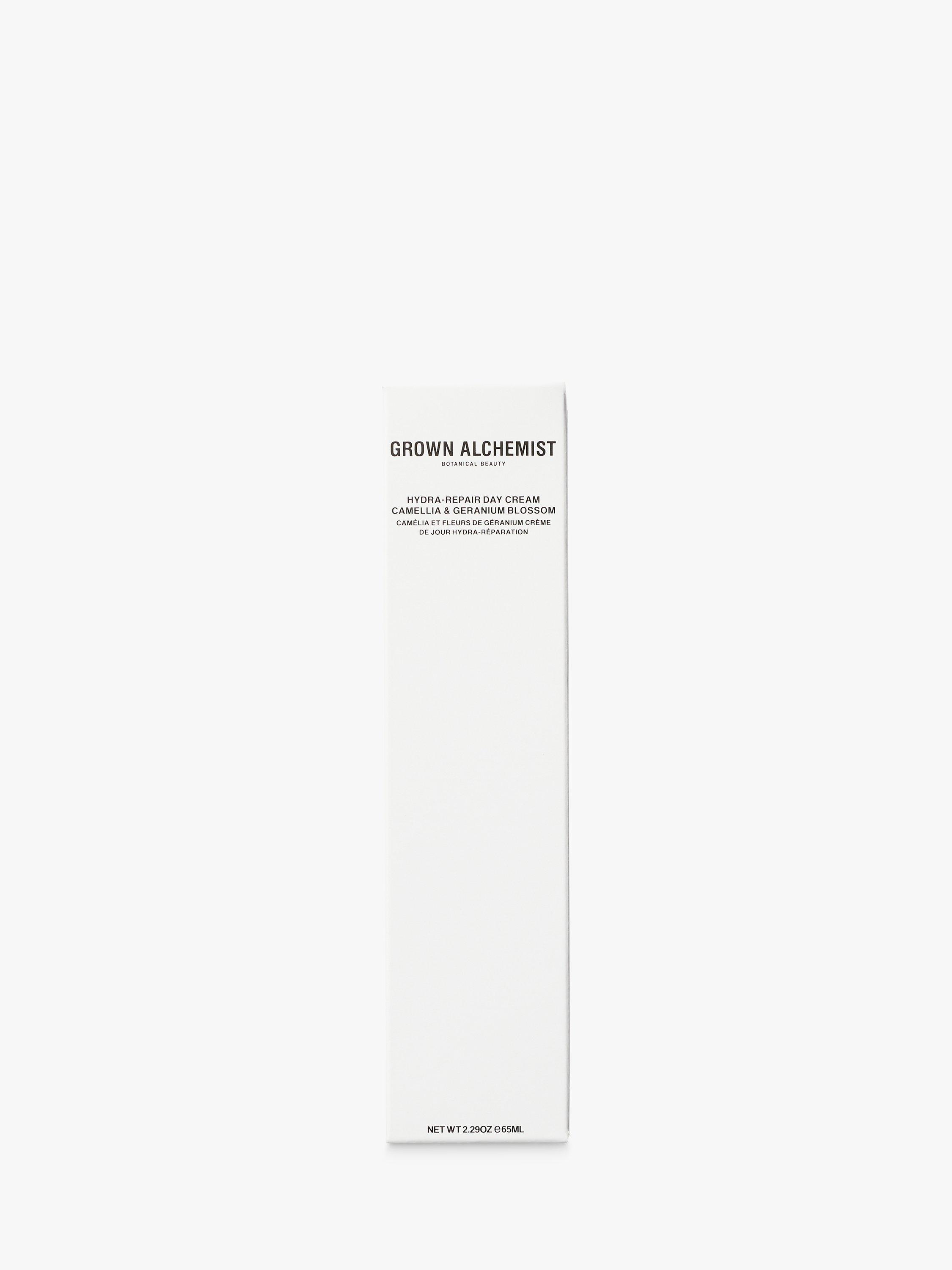 Product image 2 of 9, which shows Grown Alchemist Hydra-Repair Day Cream: Camellia, Geranium Blossom, 65ml