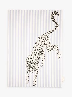 Yvonne Ellen Cheetah & 'Head Chef' Cotton Tea Towels, Set of 2, Multi - view 2, Multi