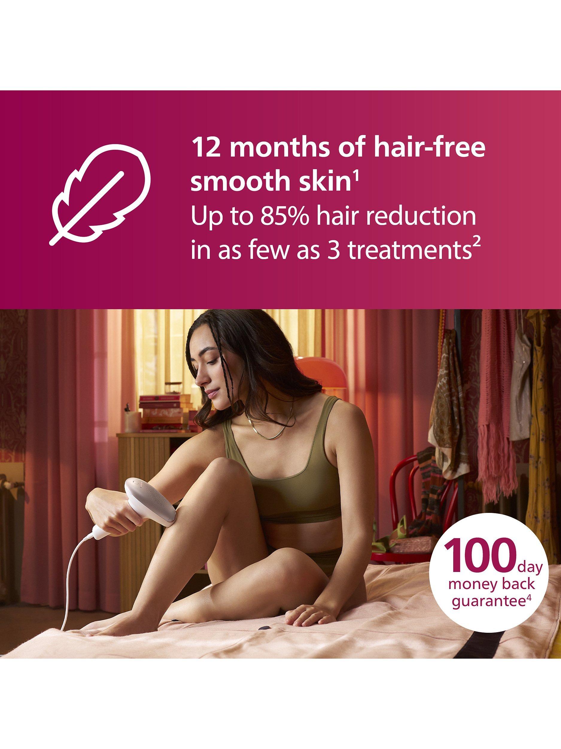 Product image 2 of 9, which shows Philips Lumea Series 7000 BRI921/00 IPL Hair Removal Device, White