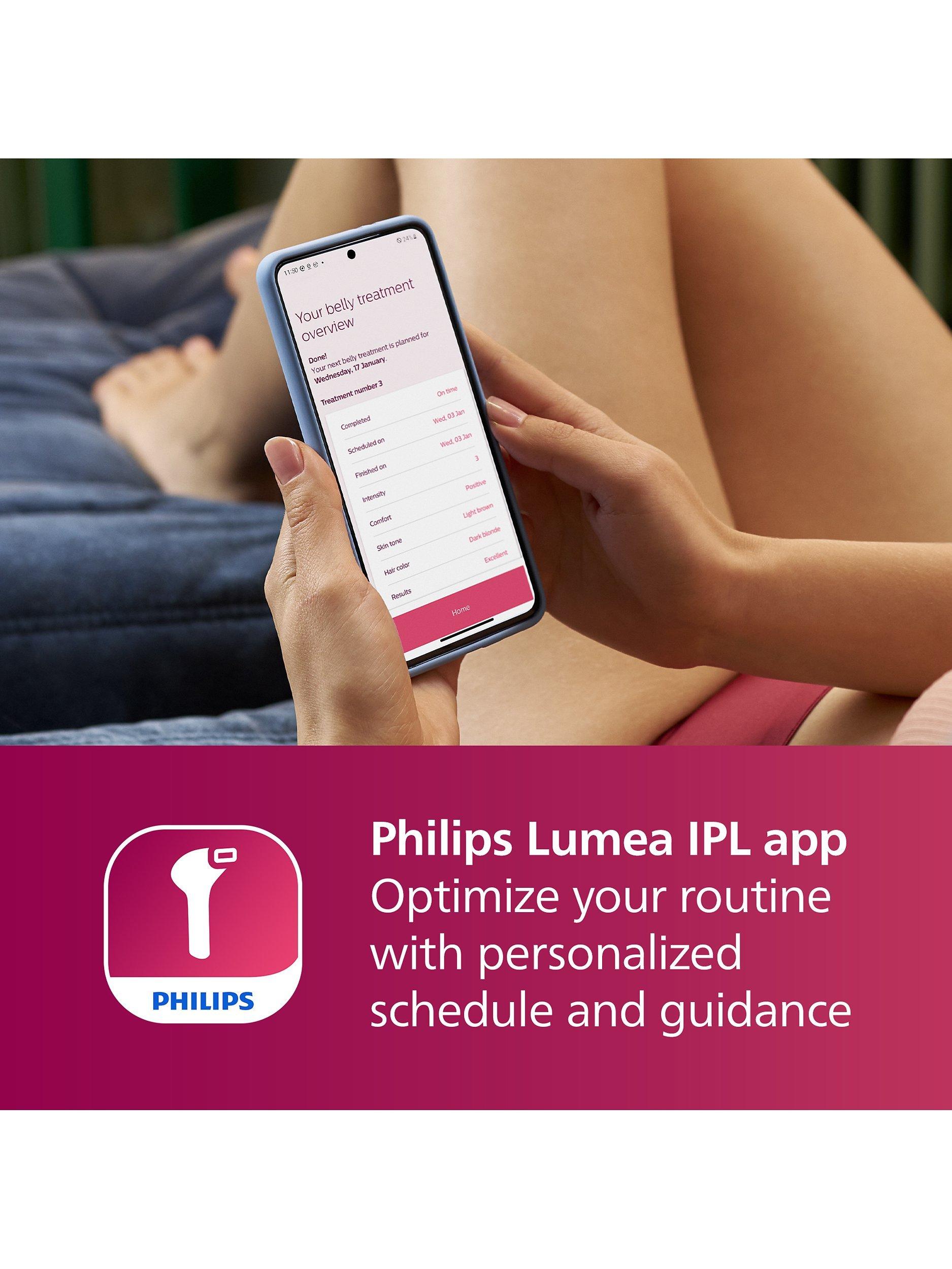 Product image 8 of 9, which shows Philips Lumea Series 7000 BRI921/00 IPL Hair Removal Device, White