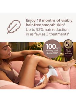 Philips Lumea Series 8000 BRI945/00 IPL Hair Removal Device with 2 Smart Attachments, White - view 2, White