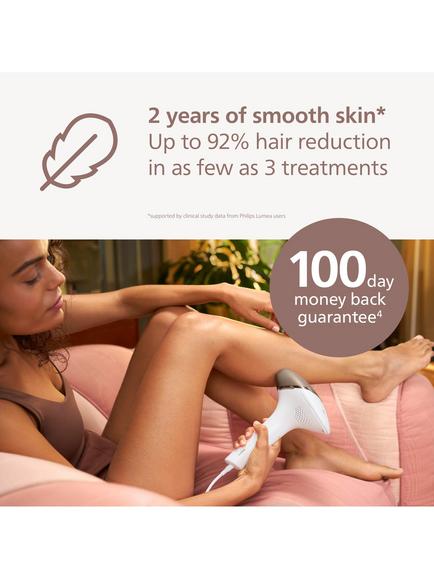 Philips Lumea Series 8000 BRI945/00 IPL Hair Removal Device with 2 Smart Attachments, White - view 2, White