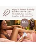Philips Lumea Series 8000 BRI947/00 IPL Hair Removal Device with 4 Smart Attachments, White