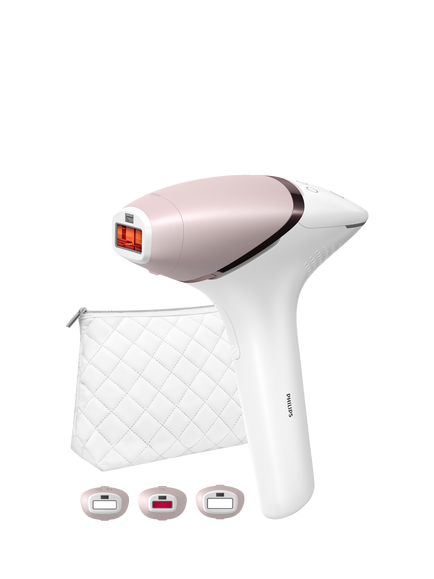 Philips Lumea Series 9000 BRI955/01 Cordless IPL Hair Removal Device, White, White