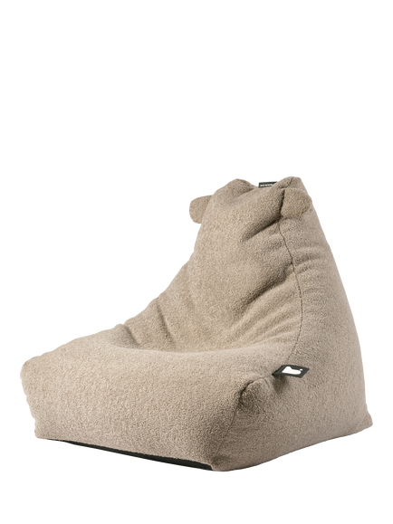 Extreme Lounging Kids' Mini Teddy Bean Bag, Mink
