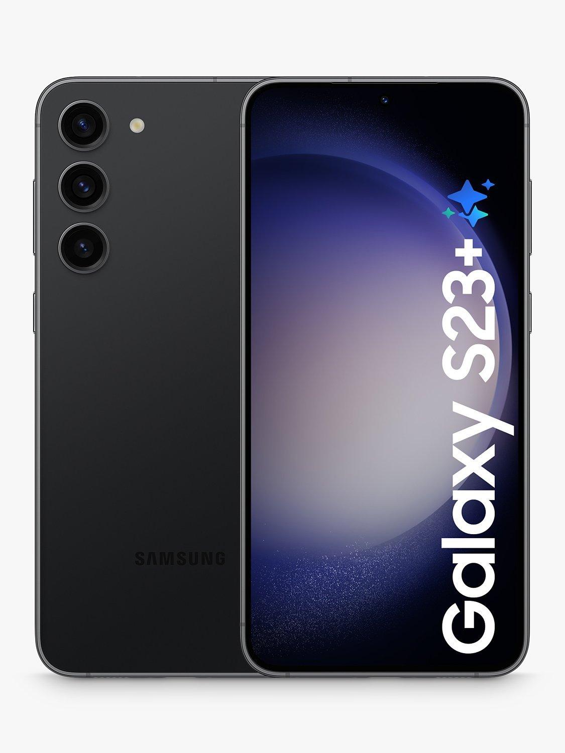 Samsung Galaxy S23+ Smartphone, 8GB RAM, 6.6", Galaxy AI, 5G, SIM Free, 256GB, Black