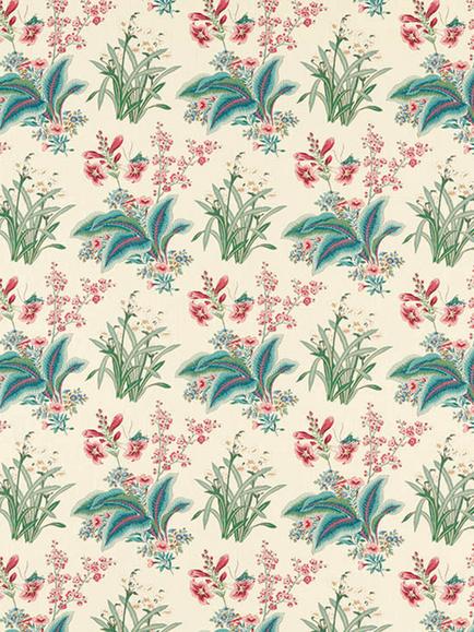 Sanderson Enys Gardn Furnishing Fabric, Blush Jade