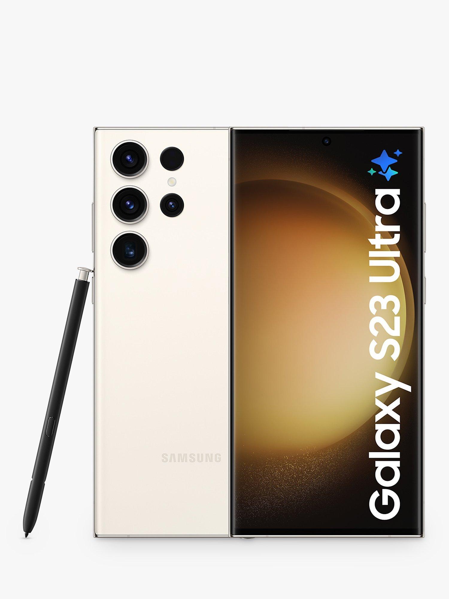 Samsung Galaxy S23 Ultra Smartphone with Bluetooth S Pen, 8GB RAM, 6.8", Galaxy AI, 5G, SIM Free, 256GB