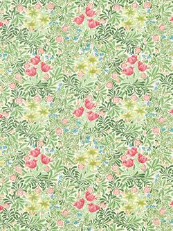 Morris & Co. Bower Furnishing Fabric, Bough's Green/Rose