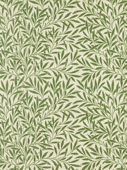 Morris & Co. Emery's Willow Furnishing Fabric, Leaf Green