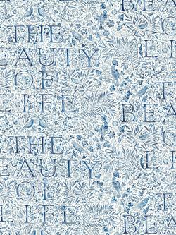 Morris & Co. The Beauty of Life Furnishing Fabric, Indigo, Indigo