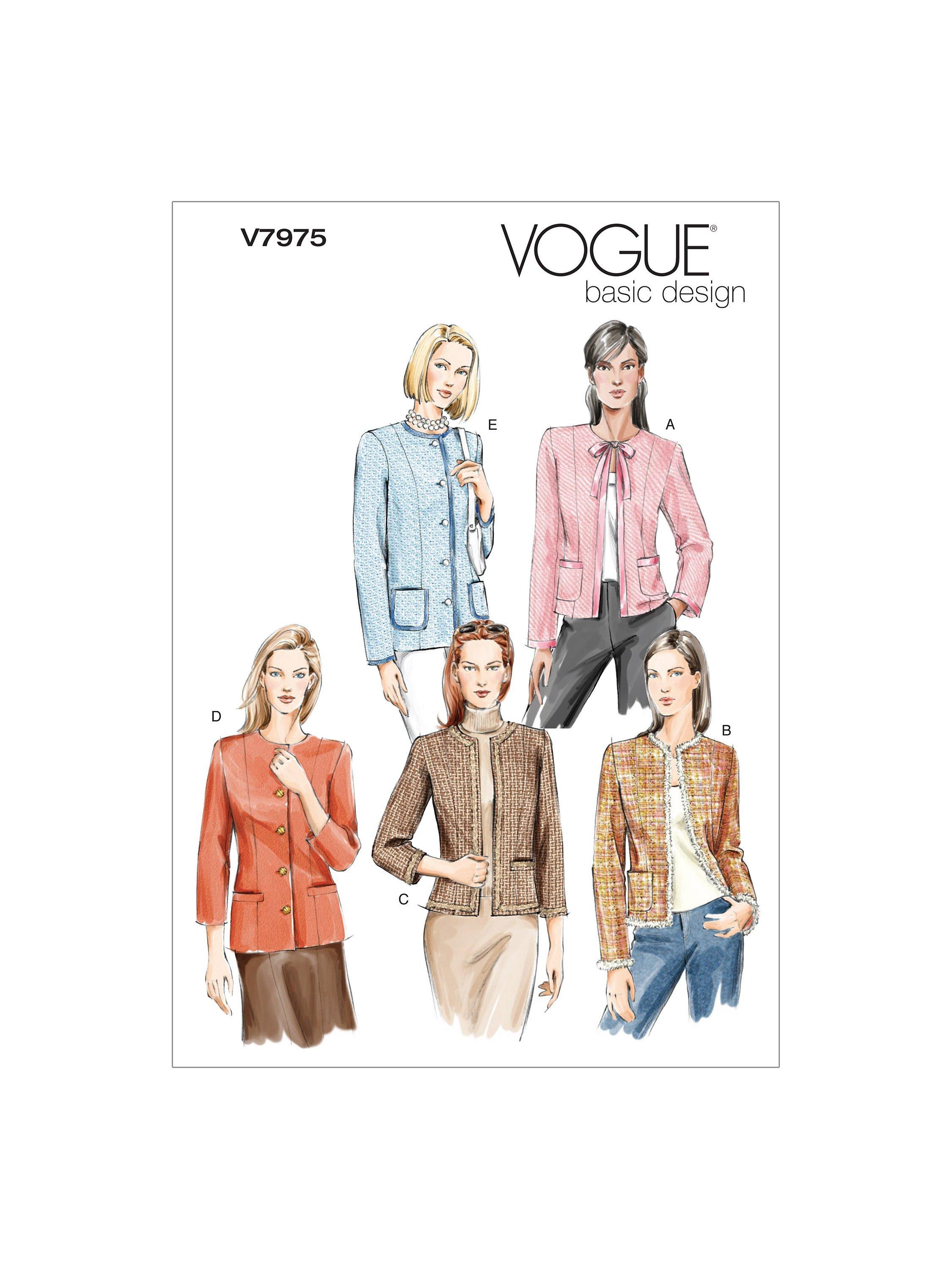 Vogue Misses' Petite Jacket Sewing Pattern, V7975