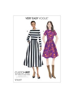 Vogue Misses' Dress Sewing Pattern, V9197A5