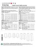 Vogue Misses' Tops and Pull On Pants Sewing Pattern, V9258