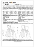 Vogue Misses' Vintage Petite Dress and Cummerbund Sewing Pattern, V8789