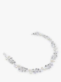 Ivory & Co. Bohemia Silver Plated Crystal Hair Vine, Silver, Silver