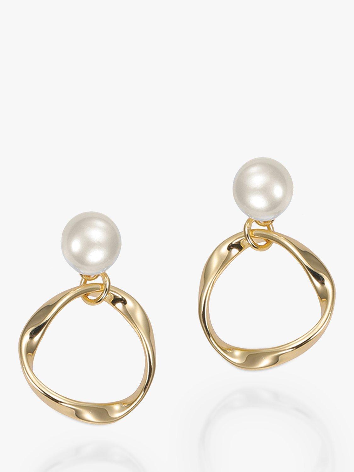Ivory & Co. Turin Drop Earrings, Gold