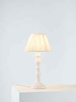 John Lewis Carlita Tall Table Lamp, Distressed Ivory, Distressed Ivory