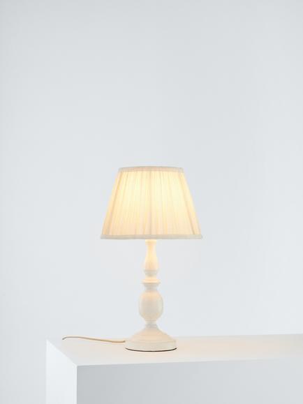 John Lewis Carlita Table Lamp, Distressed Ivory, Distressed Ivory