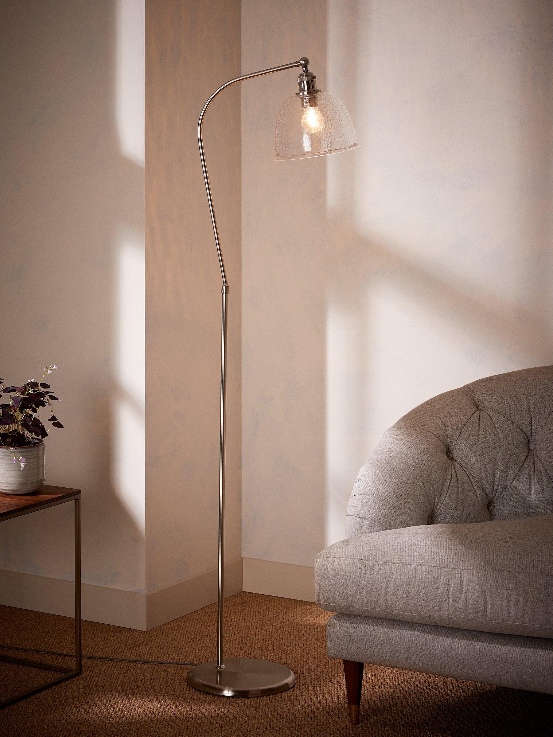 John Lewis Baldwin Glass Floor Lamp